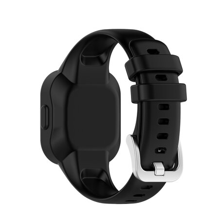 Silikon einfarbig - Schwarz - Garmin Vivofit Junior 3