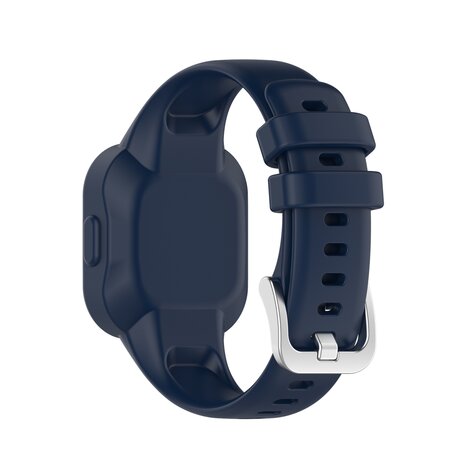 Silikon einfarbig - Dunkelblau - Garmin Vivofit Junior 3