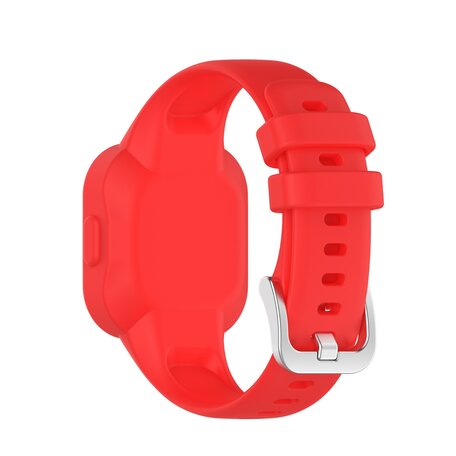 Silikon einfarbig - Rot - Garmin Vivofit Junior 3