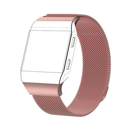 Fitbit Ionic Milanaise Armband - Größe: Groß - Roségold