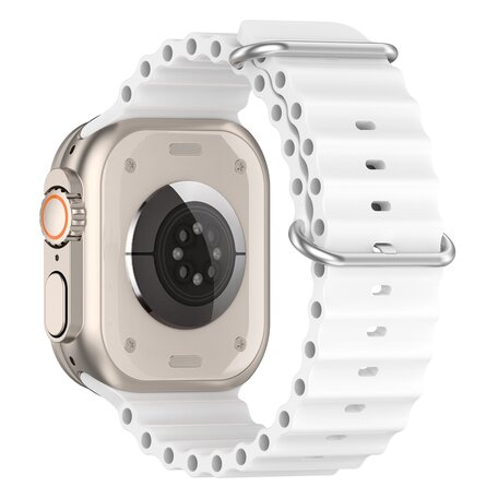 Ocean Armband - Weiß - Geeignet für Apple Watch 42mm / 44mm / 45mm / 49mm