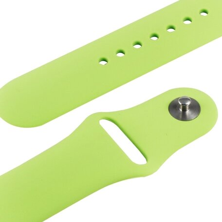 Gummi-Sportband - Grün - Geeignet für Apple Watch 42mm / 44mm / 45mm / 49mm