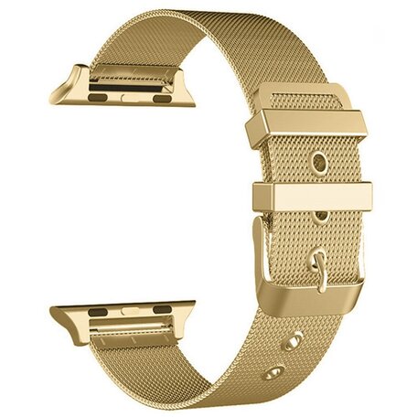 Milanaise mit Schnallenarmband - Gold - Geeignet für Apple Watch 38mm / 40mm / 41mm