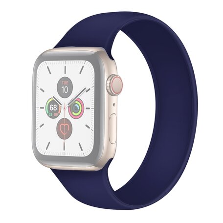 Solo Loop Link series Armband - Größe: S - Saphirblau - Geeignet für Apple Watch 38mm / 40mm / 41mm