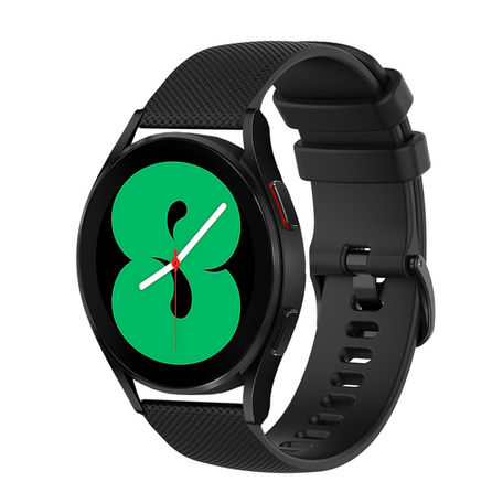 Garmin Vivoactive 4s / Venu 2s / Vivomove 3s / Forerunner 255s - Sportarmband mit Muster - Schwarz