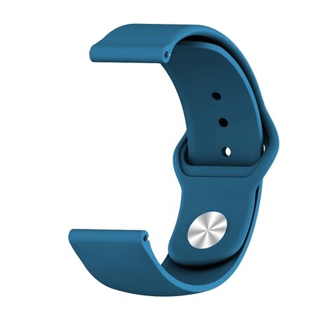 Gummi-Sportband - Cyan - Samsung Galaxy Watch 3 - 45mm