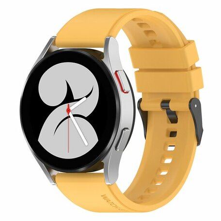 Silikonband mit Schnalle - Gelb - Samsung Galaxy Watch 5 (Pro) - 40mm / 44mm / 45mm