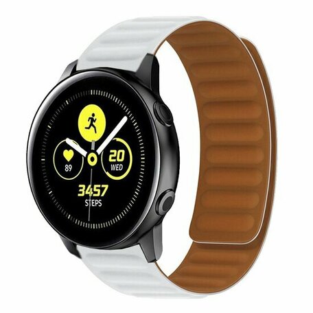 Silikon Loop Armband - Weiß - Samsung Galaxy Watch 5 (Pro) - 40mm / 44mm / 45mm