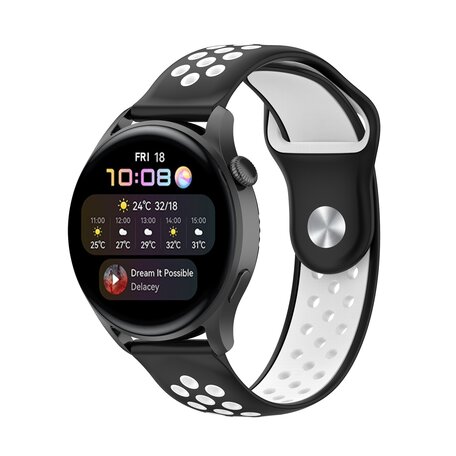 Sport Edition - Schwarz + Weiß - Samsung Galaxy Watch - 46mm / Samsung Gear S3