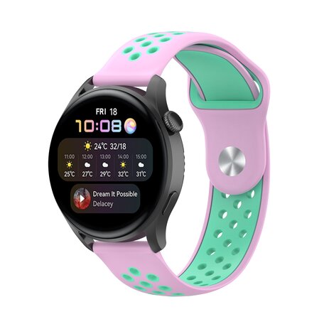 Sport Edition - Rosa + grün - Samsung Galaxy Watch - 46mm / Samsung Gear S3