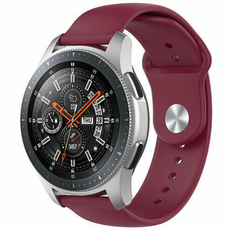 Gummi-Sportarmband - Bordeaux - Samsung Galaxy Watch - 46mm / Samsung Gear S3