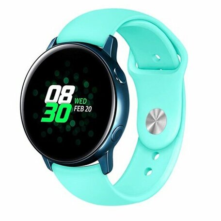 Gummi-Sportband - Aqua blau - Samsung Galaxy Watch - 46mm / Samsung Gear S3