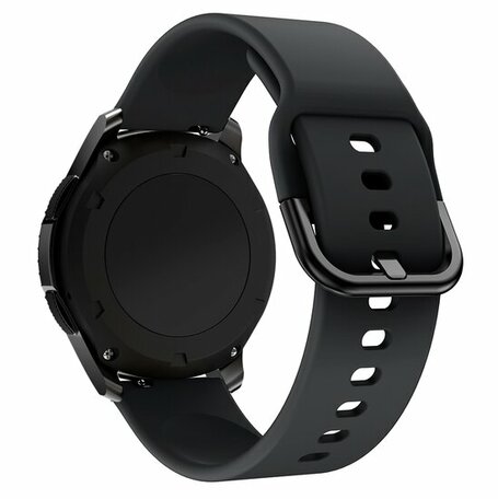 Silikon-Sportband - Schwarz - Samsung Galaxy Watch - 46mm / Samsung Gear S3