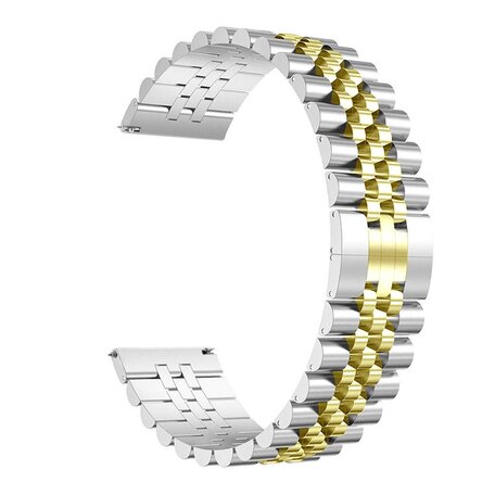 Stahlband - Silber/Gold - Samsung Galaxy Watch - 46mm / Samsung Gear S3