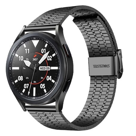 Stahlband - Schwarz - Samsung Galaxy Watch - 46mm / Samsung Gear S3