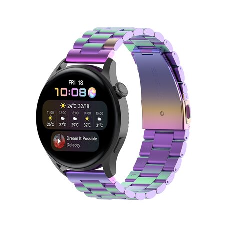Stahlgliederarmband - Mehrfarbig - Samsung Galaxy Watch - 46mm / Samsung Gear S3
