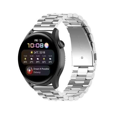 Stahlgliederarmband - Silber - Samsung Galaxy Watch - 46mm / Samsung Gear S3