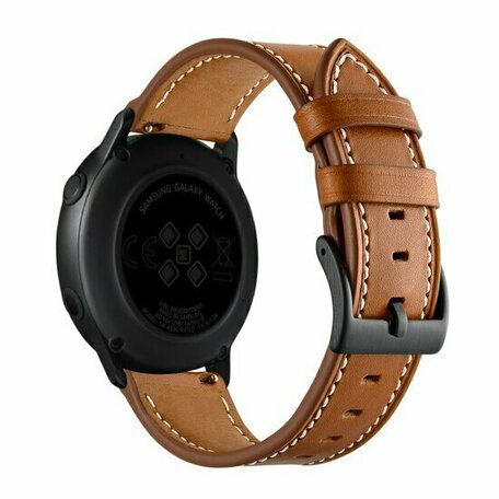 Samsung Galaxy Watch - 46mm / Samsung Gear S3 - Lederband - Braun