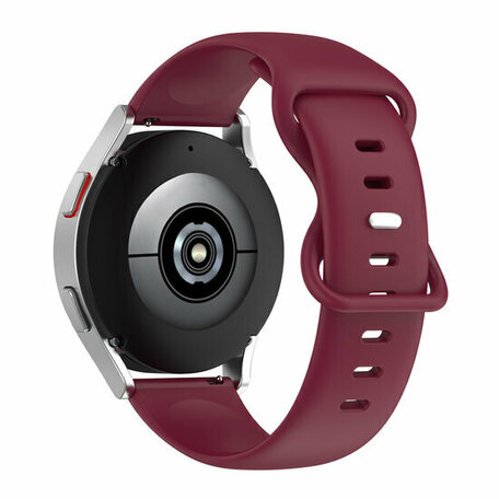 Samsung Galaxy Watch - 46mm / Samsung Gear S3 - Festes Sportband - Bordeaux