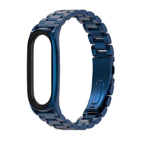 Metallgliederarmband für Xiaomi Mi Band 3/4/5/6/7 - Blau