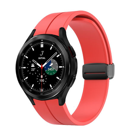 Samsung Galaxy Watch 4 Classic - 42mm & 46mm - D-Schnallen-Sportarmband - Rot