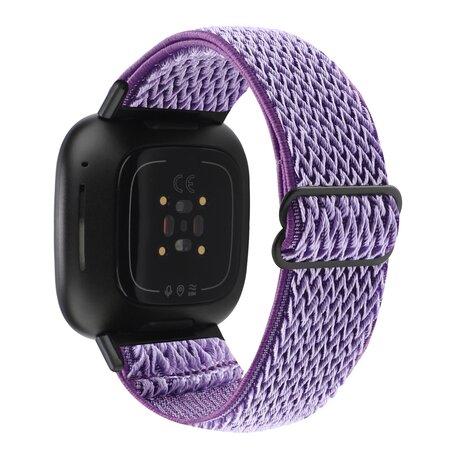 Fitbit Versa 3/4 & Sense 1/2 Nylon Laufband - Lila