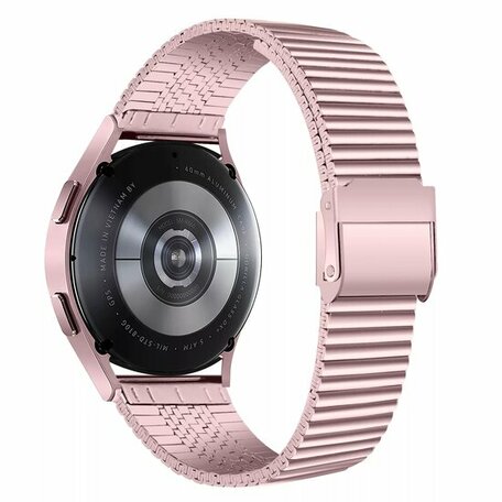 Samsung Galaxy Watch - 42mm - Edelstahlarmband - Pink Pink