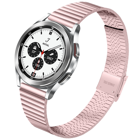 Samsung Galaxy Watch 4 Classic - 42mm & 46mm - Stahl-Edelstahlband - Rose pink