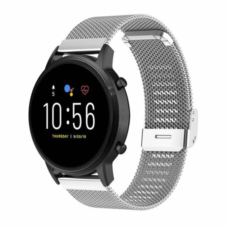 Samsung Galaxy Watch - 46mm / Samsung Gear S3 - Milanaise-Armband mit Schließe - Silber