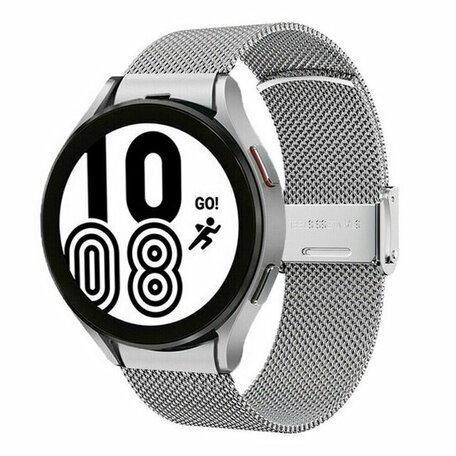 Samsung Galaxy Watch 5 Pro - 45mm - Milanaise Armband mit Clipverschluss - Silber