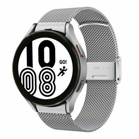 Milanese-Armband mit Schließe - Silber - Samsung Galaxy Watch 5 (Pro) - 40mm / 44mm / 45mm
