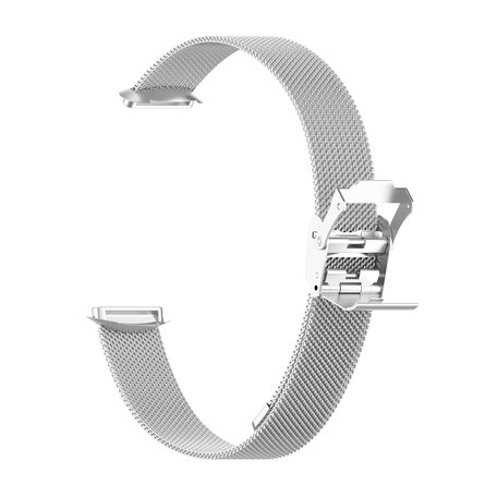 Fitbit Luxe - Milanaise-Armband mit Schließe - Silber