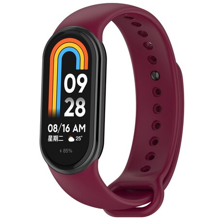 Silikonband - Bordeaux - Xiaomi Smart band 8