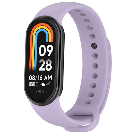 Silikonband - Hellviolett - Xiaomi Smart band 8