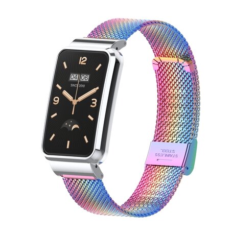 Milanaise Band mit Gehäuse - Multicolour - Xiaomi Smart band 7 Pro