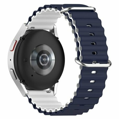 Ocean Style Armband - Dunkelblau / Weiß - Samsung Galaxy Watch 6 - 40mm & 44mm
