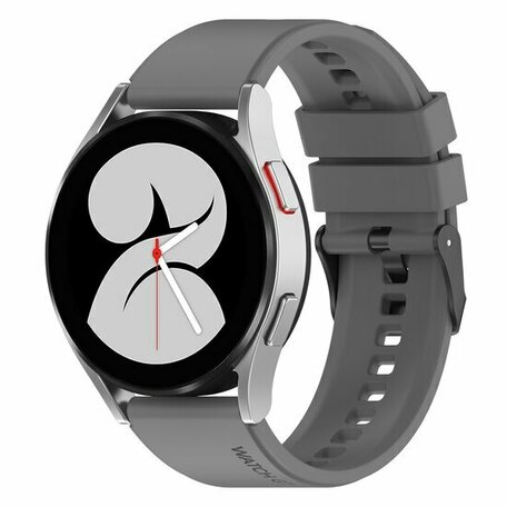 Silikonband mit Schnalle - Grau - Samsung Galaxy Watch 6 - 40mm & 44mm