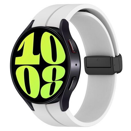 D-Schnallen-Sportarmband - Weiß - Samsung Galaxy Watch 6 - 40mm & 44mm