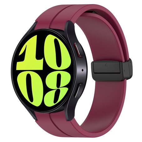 D-Schnallen-Sportarmband - Bordeaux - Samsung Galaxy Watch 6 - 40mm & 44mm