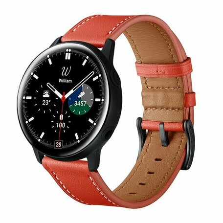Lederarmband - Rot - Samsung Galaxy Watch 6 - 40mm & 44mm