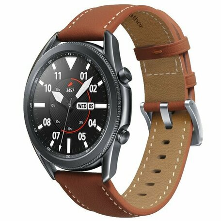 Premium-Lederarmband - Braun - Samsung Galaxy Watch 6 - 40mm & 44mm