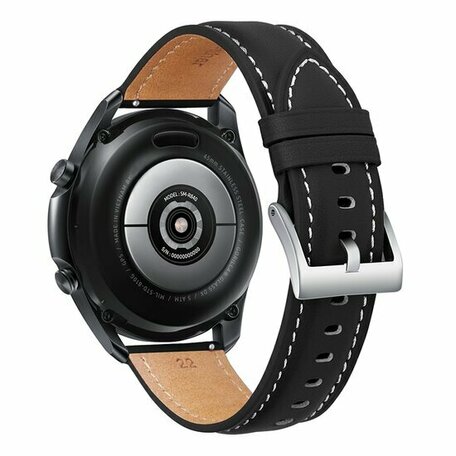 Premium-Lederarmband - Schwarz - Samsung Galaxy Watch 6 - 40mm & 44mm