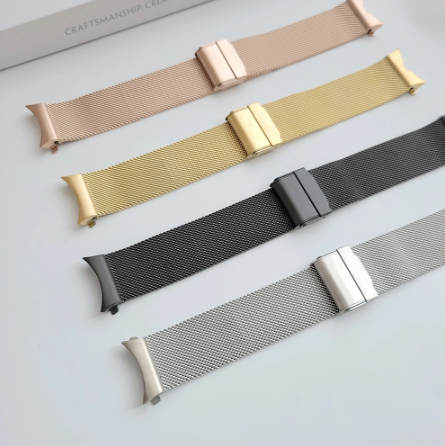 Milanaise-Armband mit Schließe - Gold - Samsung Galaxy Watch 6 - 40mm & 44mm