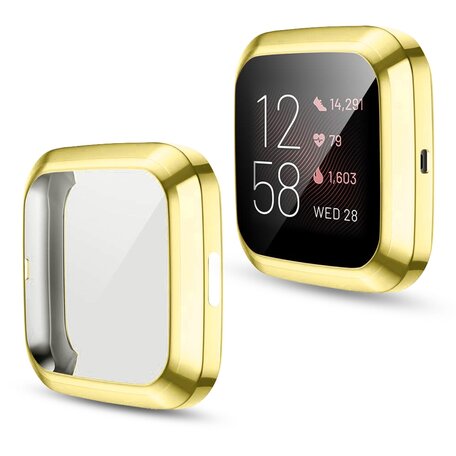 Fitbit Versa 2 Soft TPU Fall (vollständig geschützt) - Gold