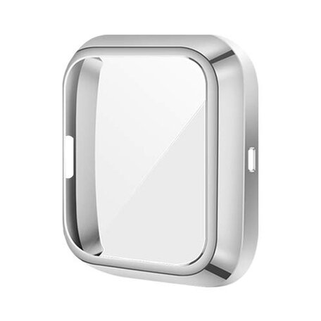 Fitbit Versa 2 Soft TPU Fall (vollständig geschützt) - Silber