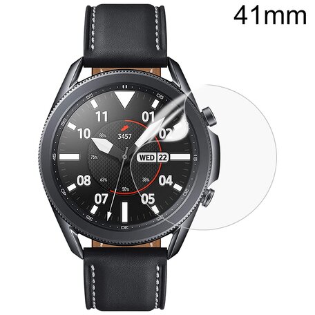 Displayschutzfolie - Vollschutz - Geeignet für die Samsung Galaxy Watch 3 - 41mm