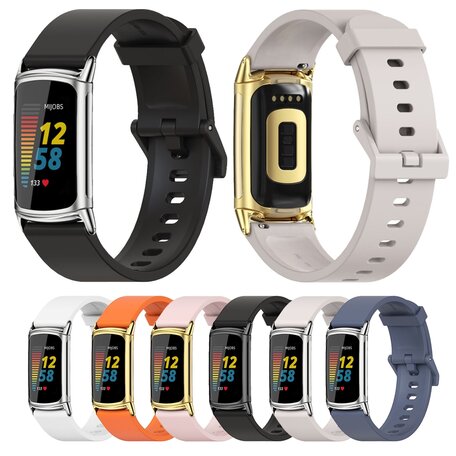 FitBit Charge 5 & 6 Extra weiches Silikonband - Orange