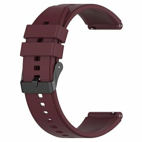 Silikonband mit Schnalle - Bordeaux - Samsung Galaxy Watch 6 Classic - 47mm & 43mm