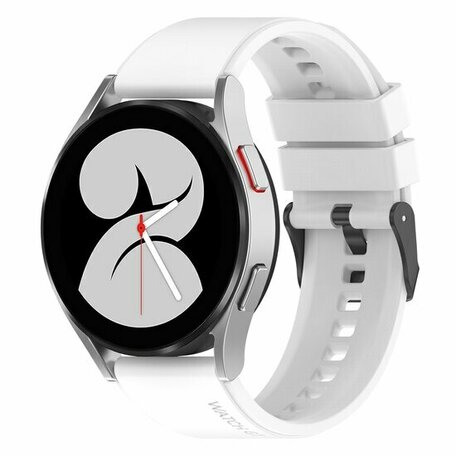 Silikonband mit Schnalle - Weiß - Samsung Galaxy Watch 6 Classic - 47mm & 43mm