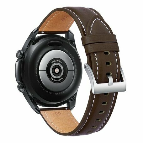 Premium Lederarmband - Dunkelbraun - Samsung Galaxy Watch 6 Classic - 47mm & 43mm